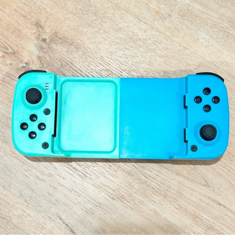 Green & Blue Bluetooth Mobile Gaming Controller